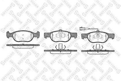 Комплект тормозных колодок STELLOX 599 031B-SX